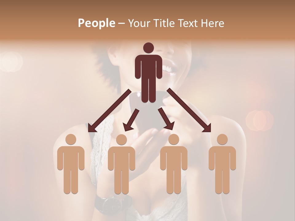 Flavor Casual Brunette PowerPoint Template