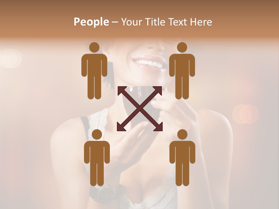 Flavor Casual Brunette PowerPoint Template