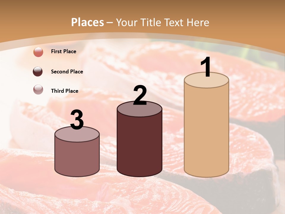 Dinner Fruit Objects PowerPoint Template