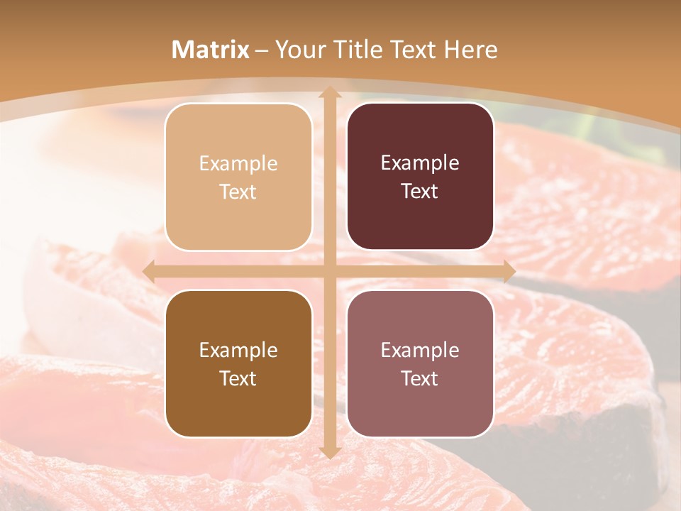 Dinner Fruit Objects PowerPoint Template