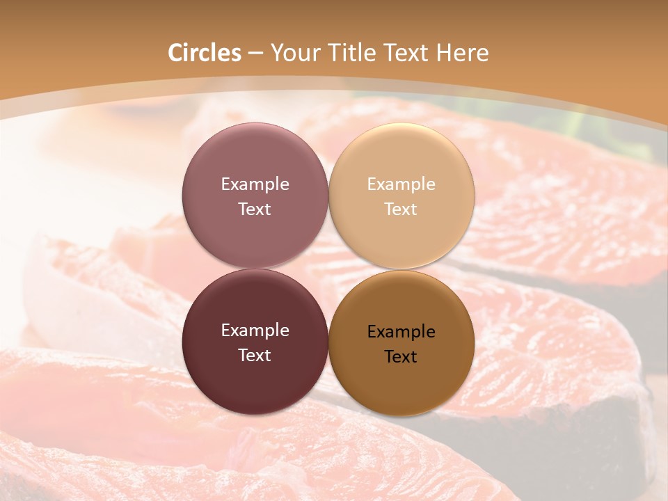 Dinner Fruit Objects PowerPoint Template