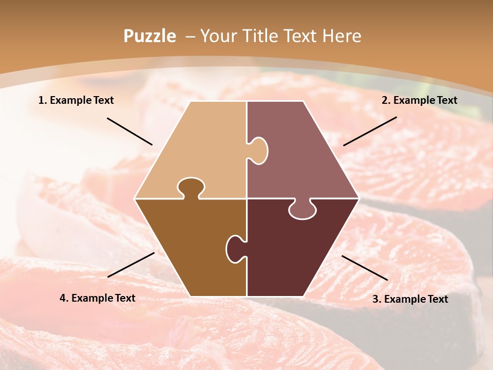 Dinner Fruit Objects PowerPoint Template