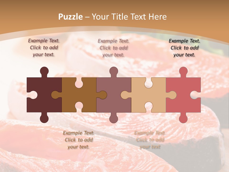 Dinner Fruit Objects PowerPoint Template