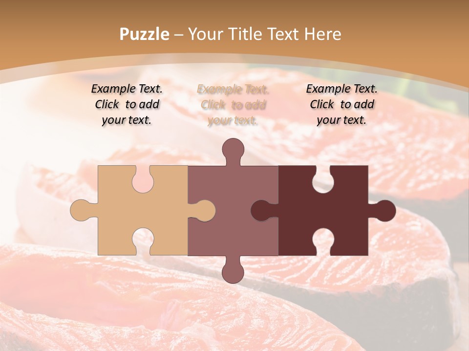 Dinner Fruit Objects PowerPoint Template