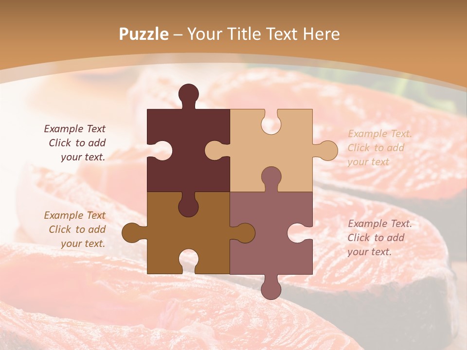 Dinner Fruit Objects PowerPoint Template