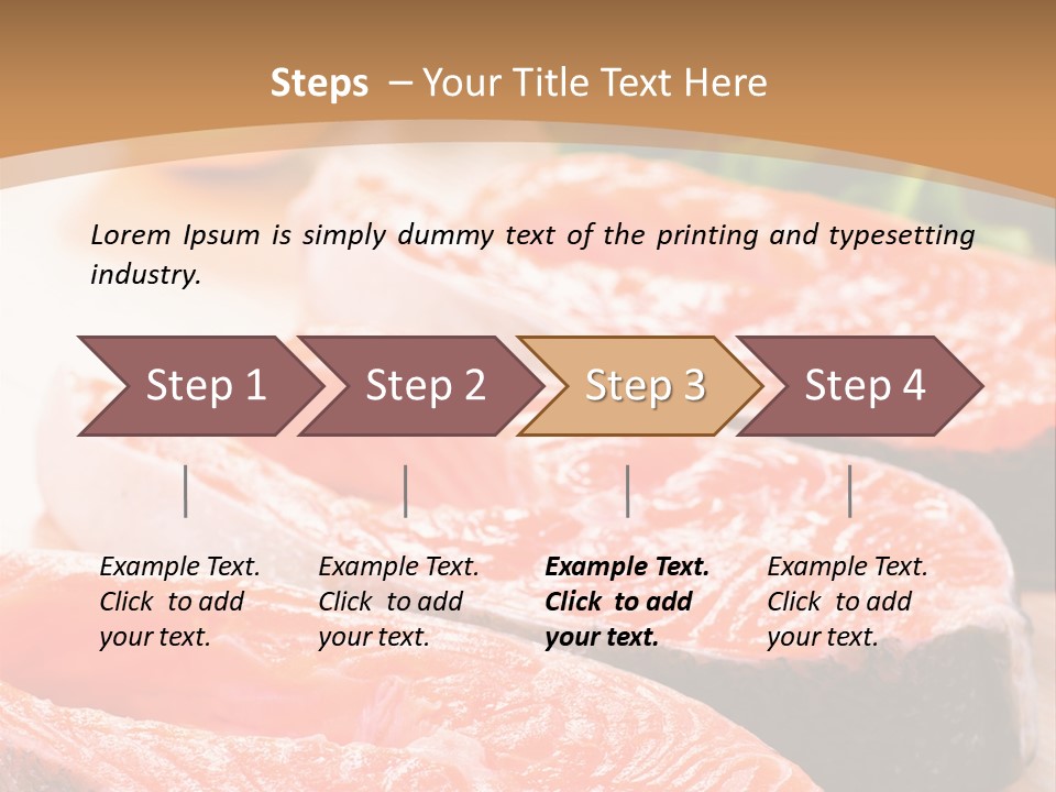 Dinner Fruit Objects PowerPoint Template