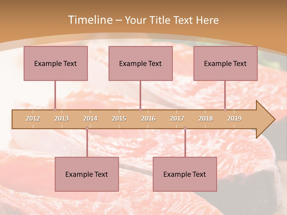 Dinner Fruit Objects PowerPoint Template