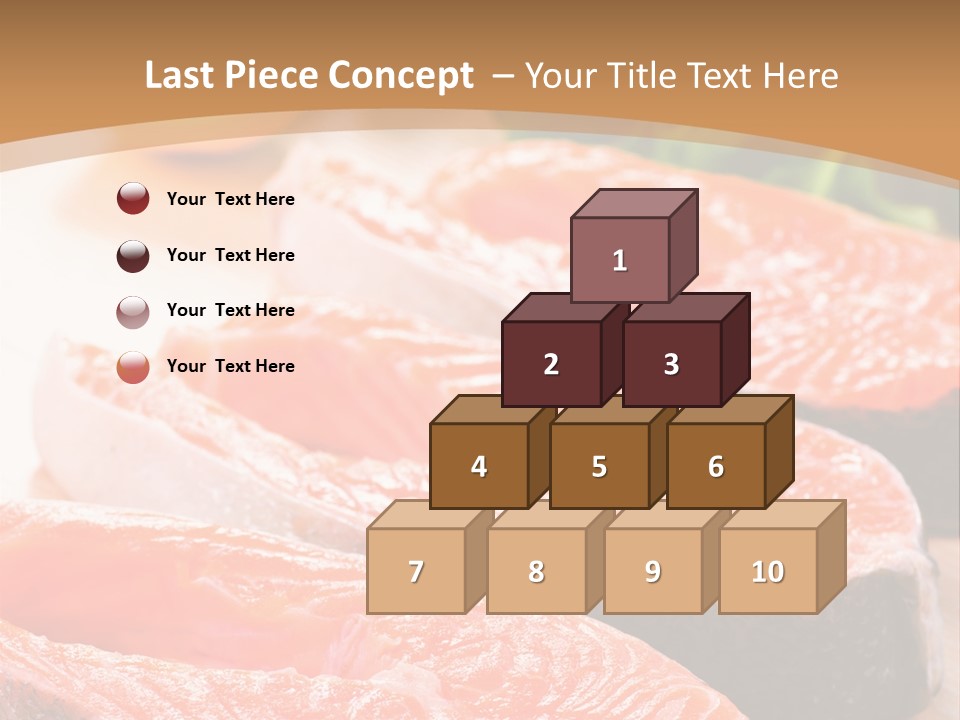 Dinner Fruit Objects PowerPoint Template