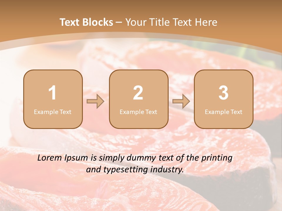 Dinner Fruit Objects PowerPoint Template