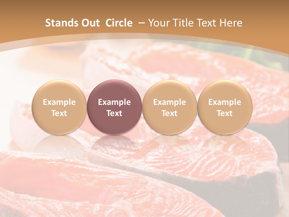 Dinner Fruit Objects PowerPoint Template