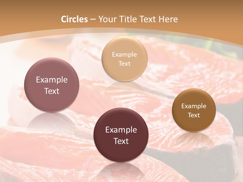 Dinner Fruit Objects PowerPoint Template