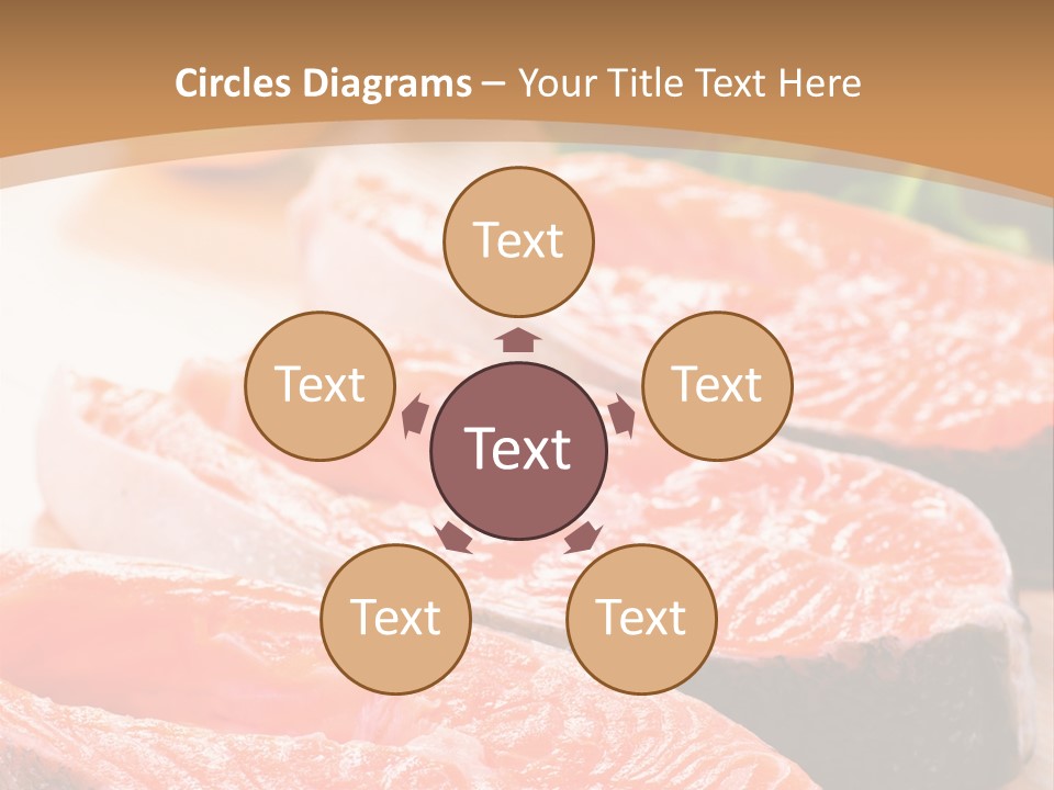 Dinner Fruit Objects PowerPoint Template