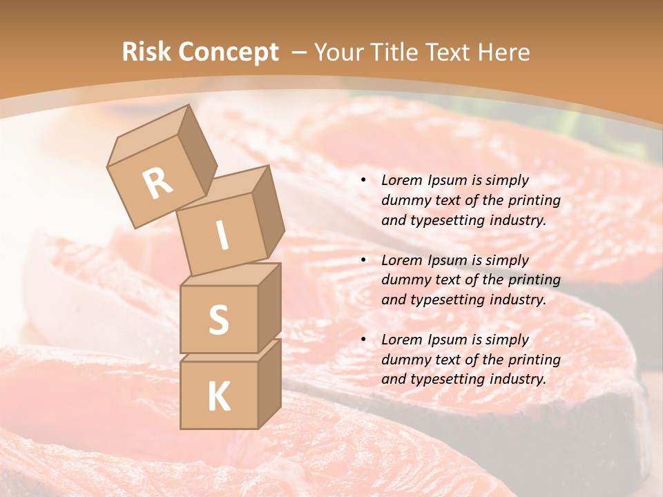 Dinner Fruit Objects PowerPoint Template