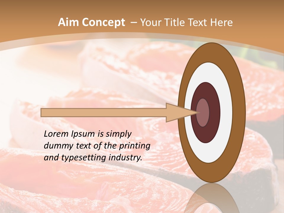 Dinner Fruit Objects PowerPoint Template