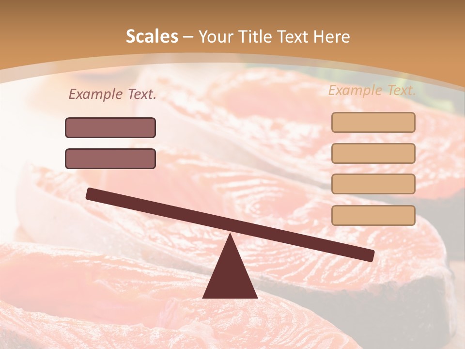 Dinner Fruit Objects PowerPoint Template