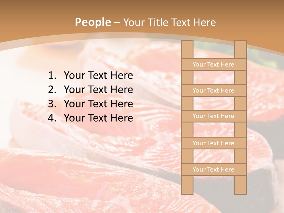 Dinner Fruit Objects PowerPoint Template