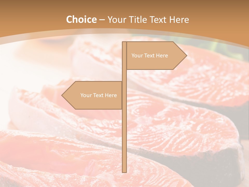 Dinner Fruit Objects PowerPoint Template