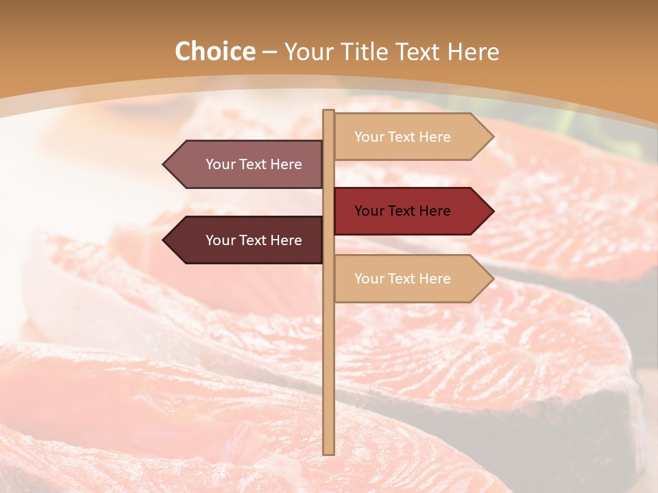 Dinner Fruit Objects PowerPoint Template