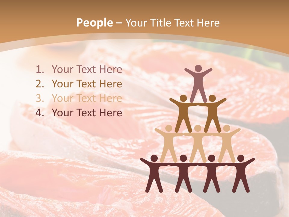 Dinner Fruit Objects PowerPoint Template