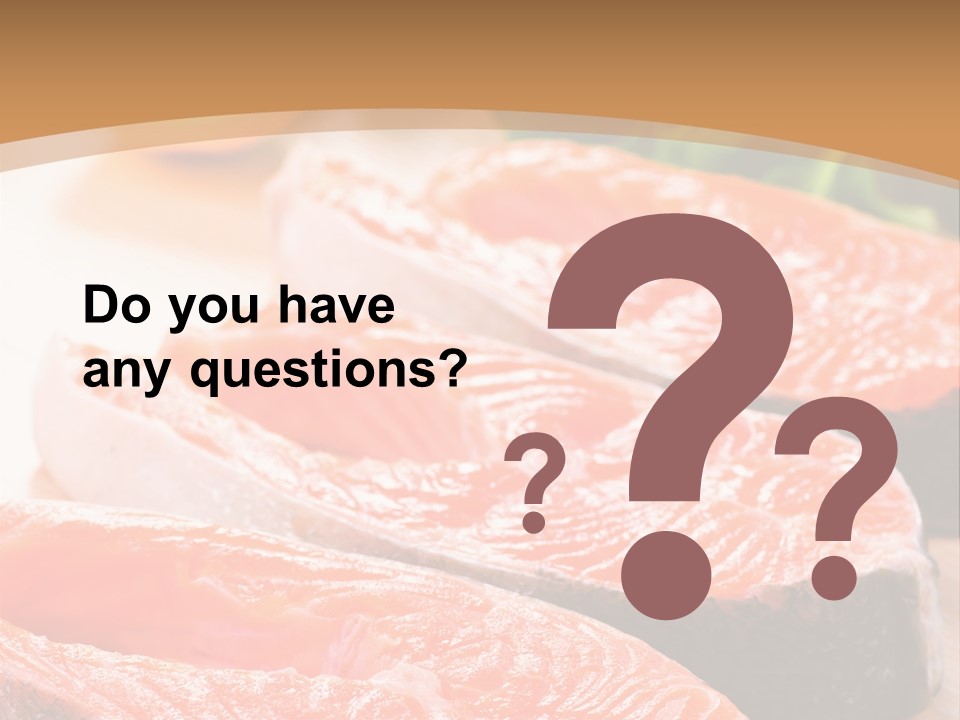 Dinner Fruit Objects PowerPoint Template