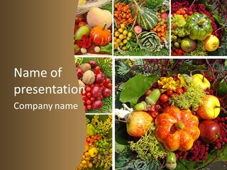 Country Ripe Thanksgiving PowerPoint Template