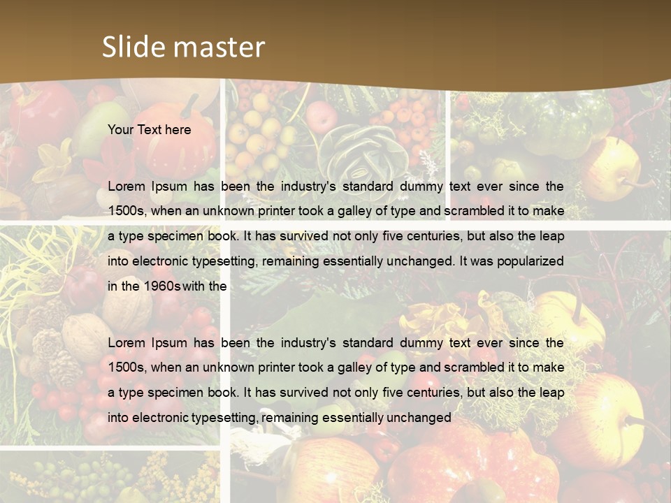 Country Ripe Thanksgiving PowerPoint Template