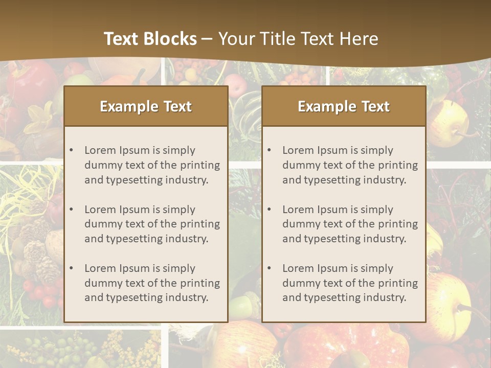 Country Ripe Thanksgiving PowerPoint Template