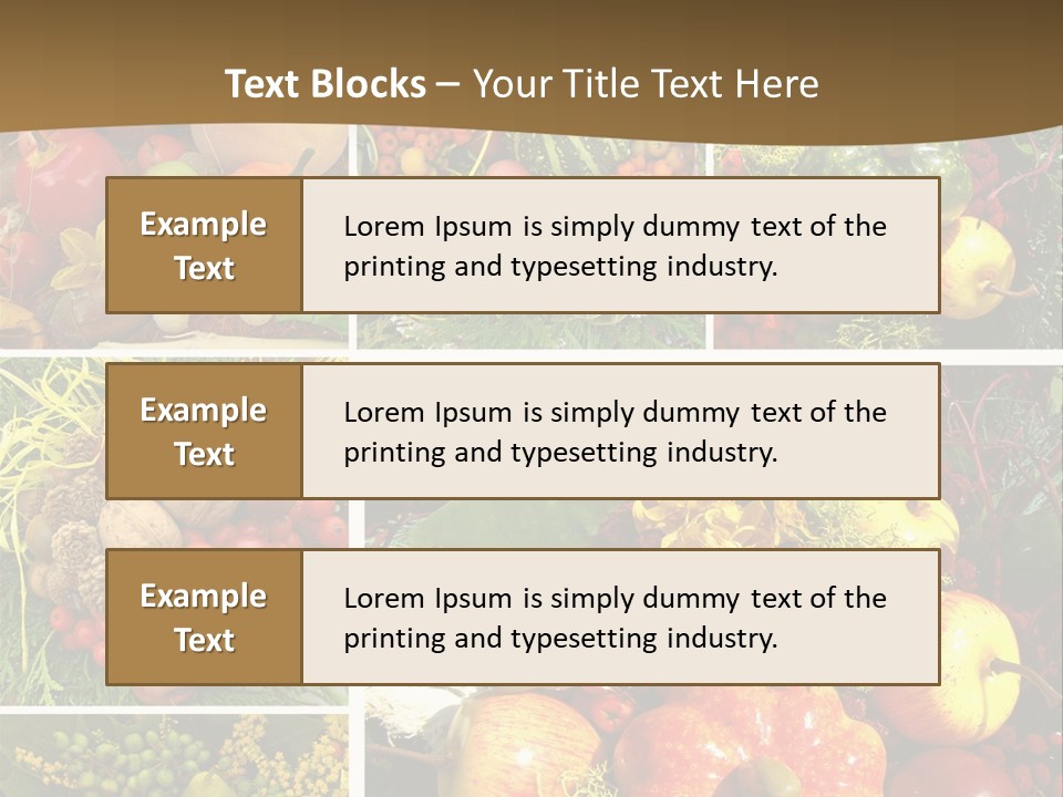 Country Ripe Thanksgiving PowerPoint Template