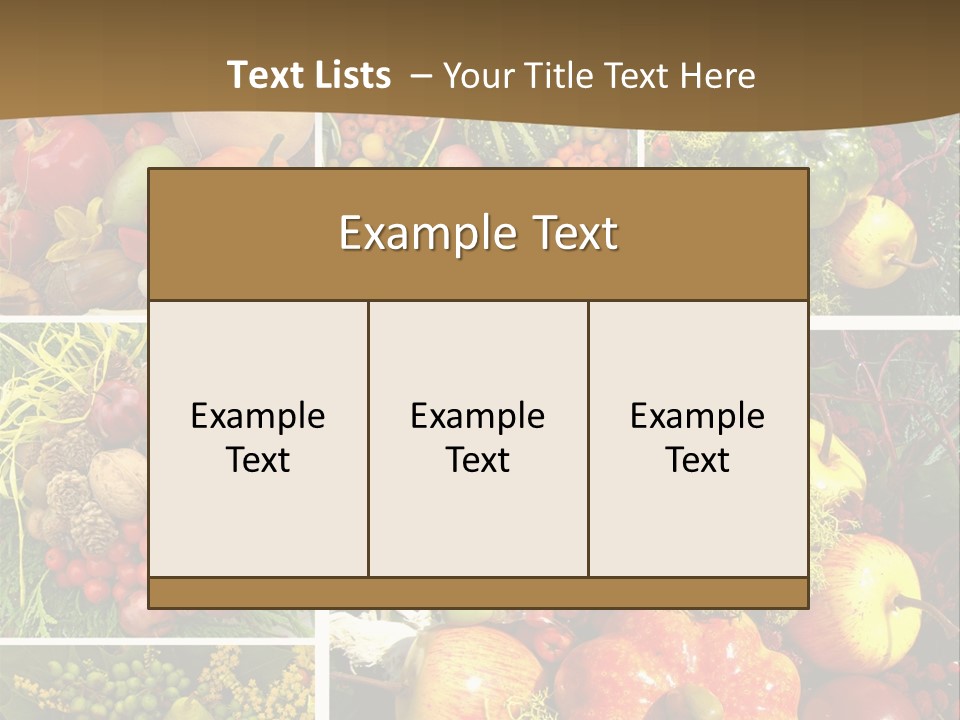 Country Ripe Thanksgiving PowerPoint Template