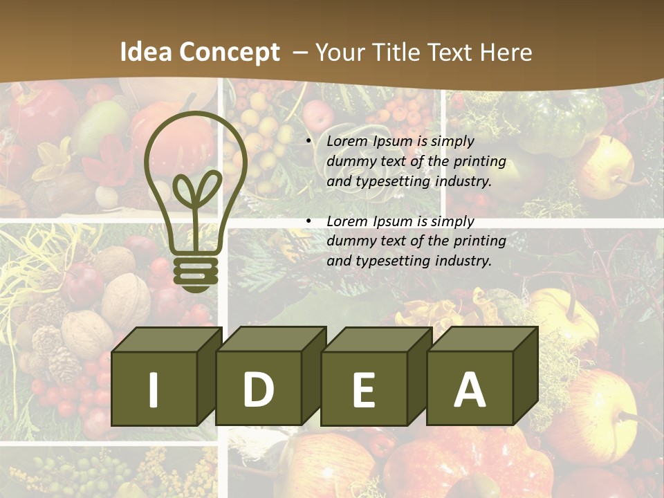 Country Ripe Thanksgiving PowerPoint Template