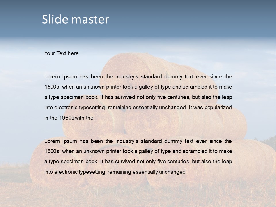 Dry Boundless Bright PowerPoint Template