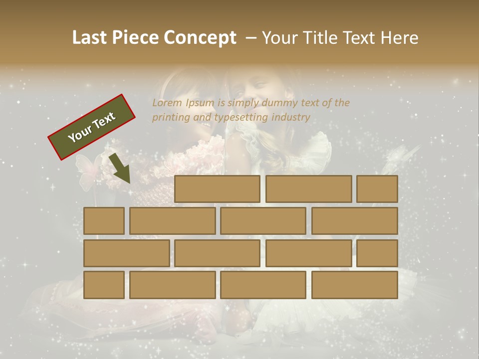 Splendour Attire Wing PowerPoint Template