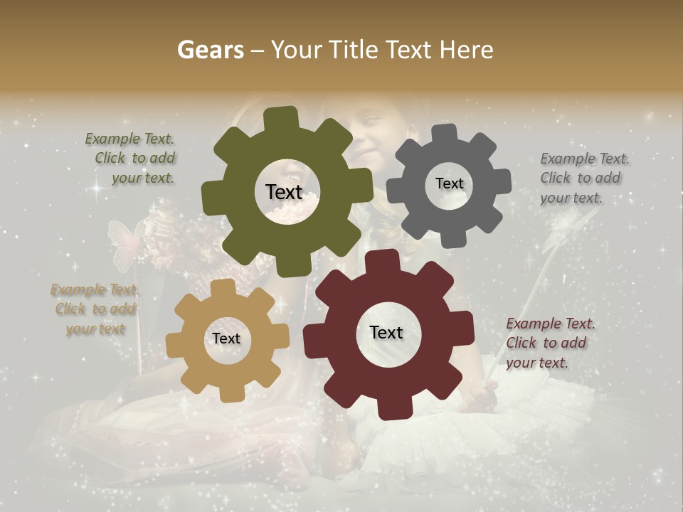 Splendour Attire Wing PowerPoint Template