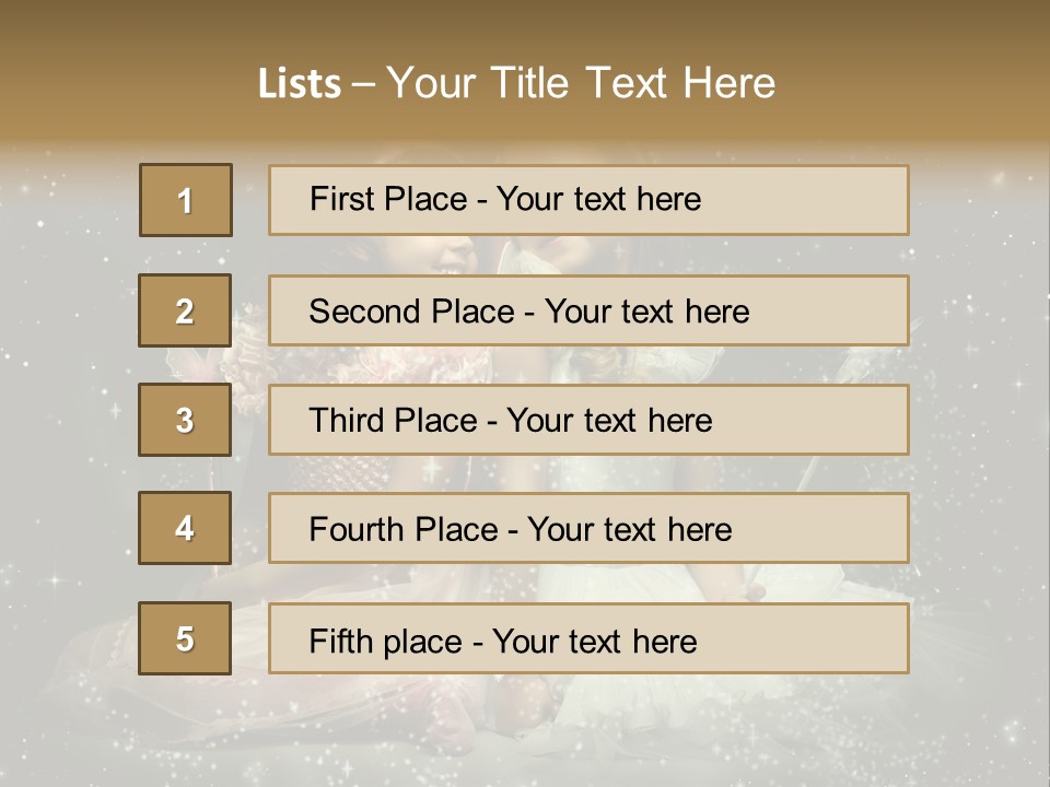 Splendour Attire Wing PowerPoint Template