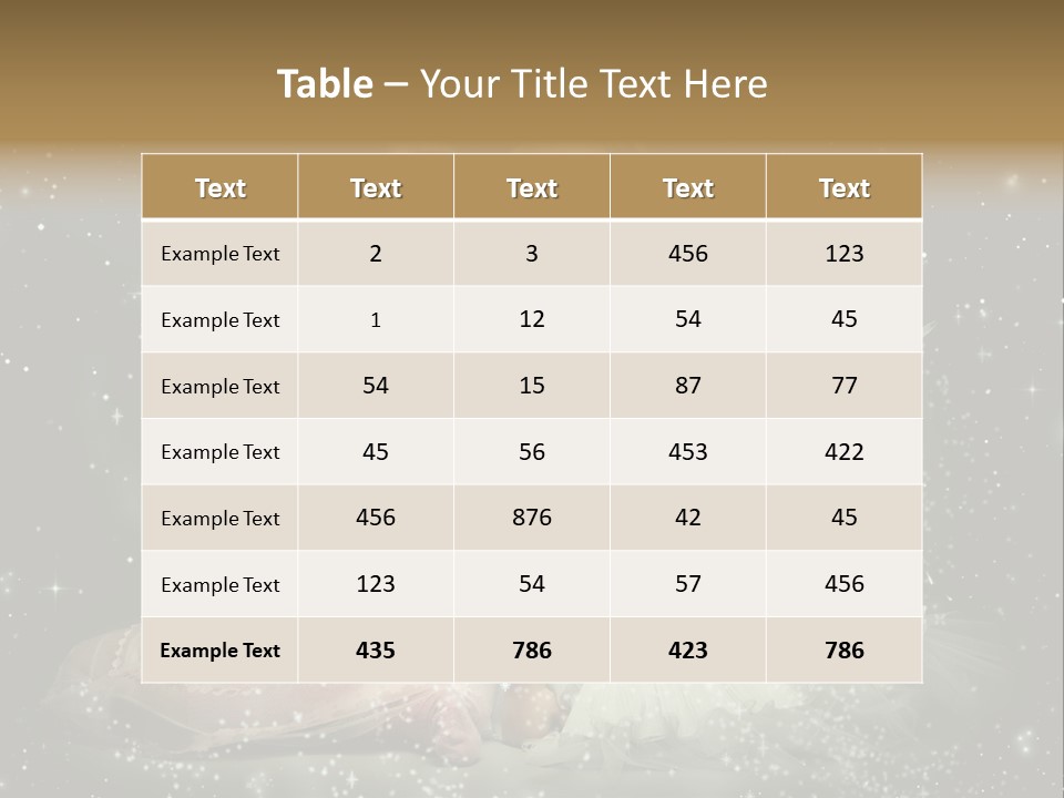 Splendour Attire Wing PowerPoint Template