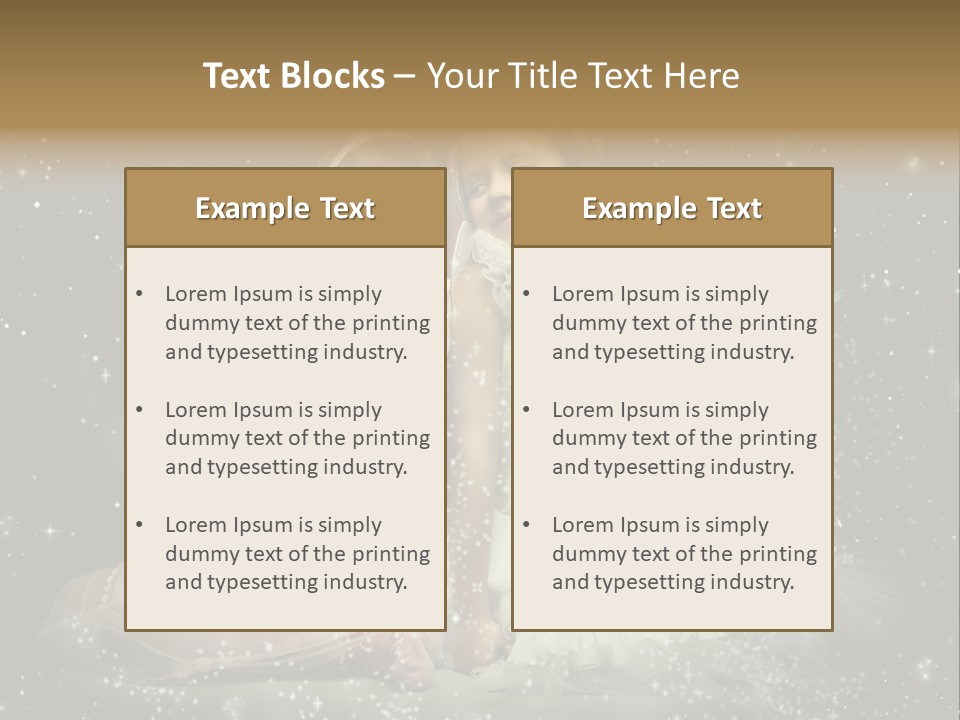Splendour Attire Wing PowerPoint Template
