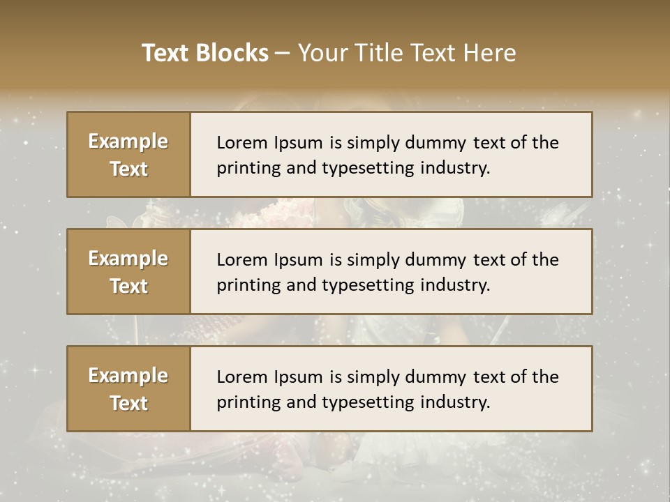 Splendour Attire Wing PowerPoint Template