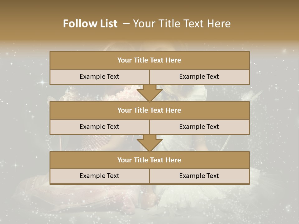 Splendour Attire Wing PowerPoint Template