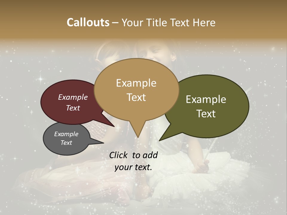 Splendour Attire Wing PowerPoint Template