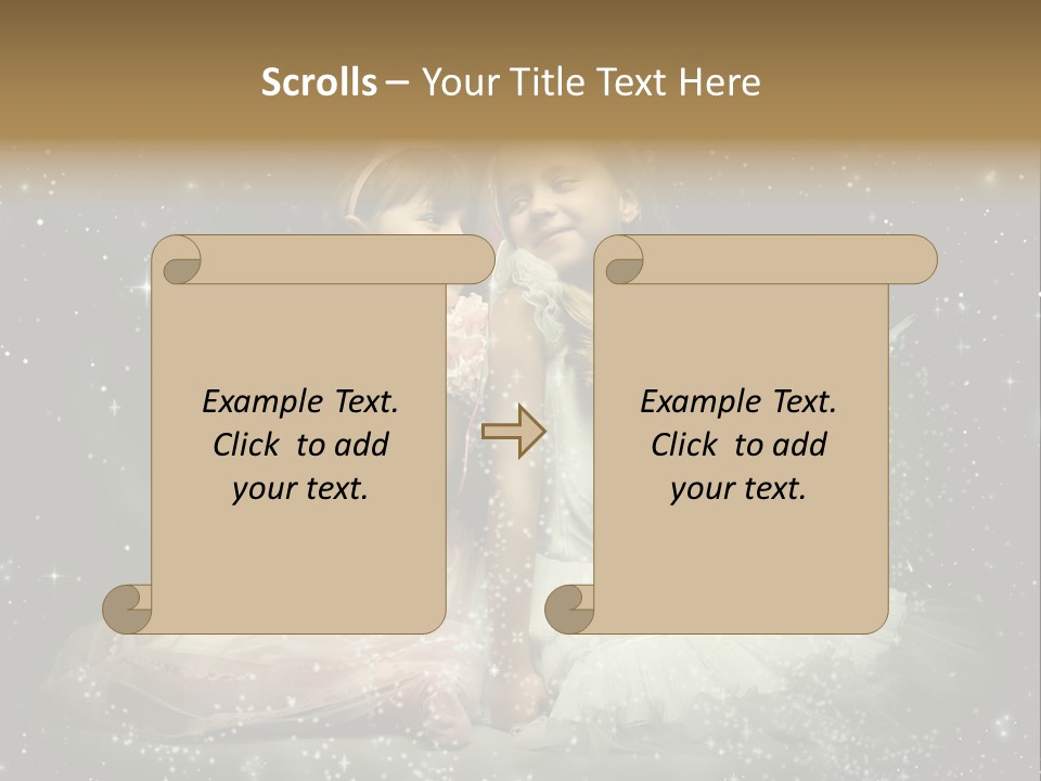 Splendour Attire Wing PowerPoint Template