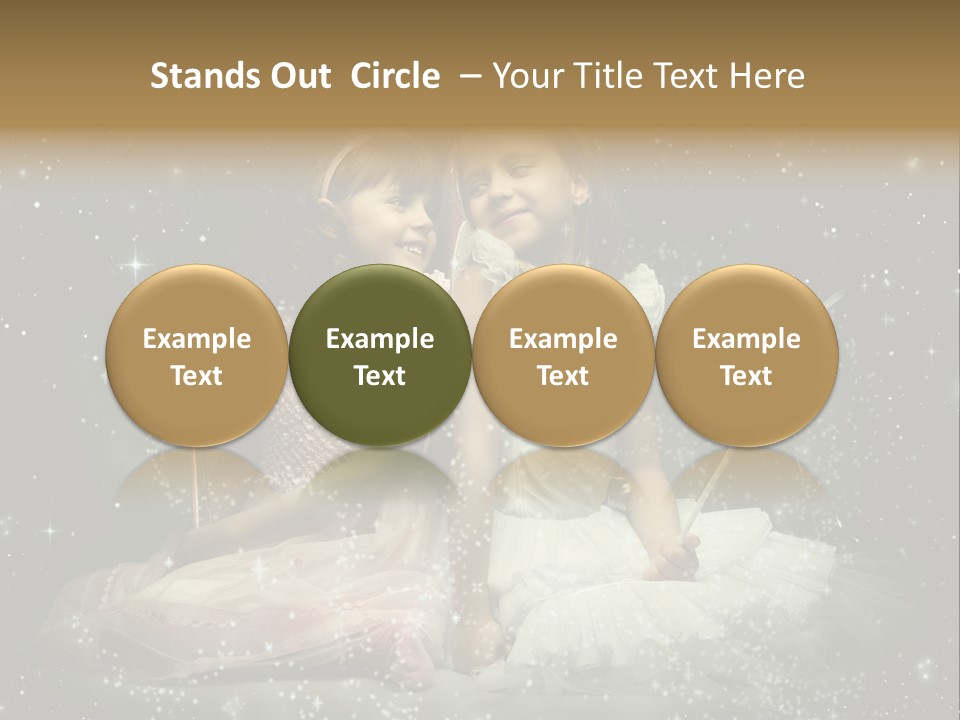 Splendour Attire Wing PowerPoint Template