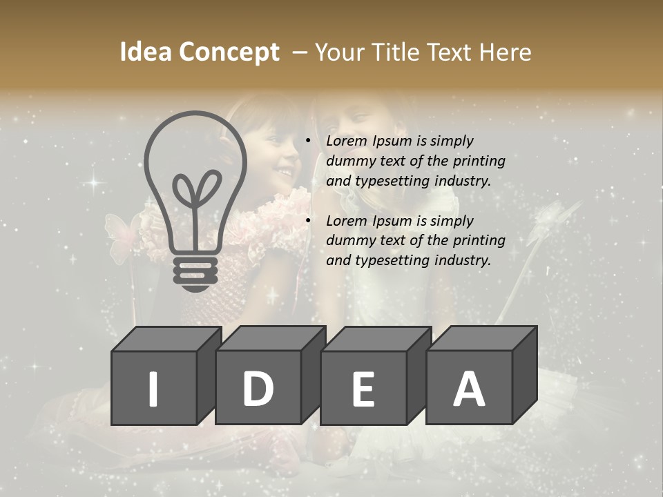 Splendour Attire Wing PowerPoint Template