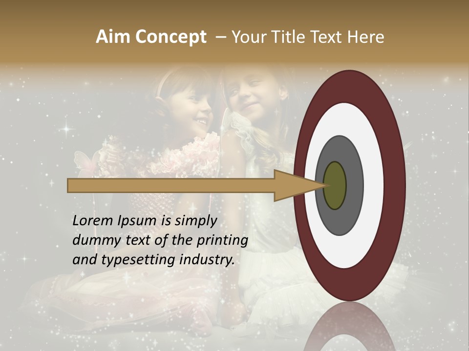 Splendour Attire Wing PowerPoint Template