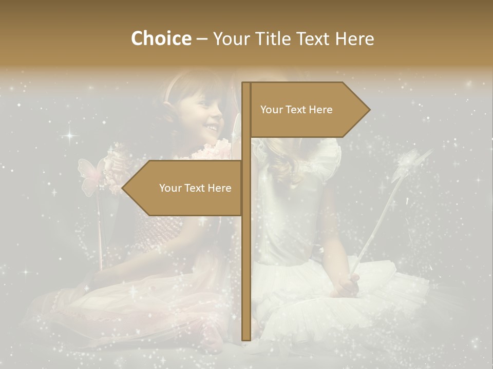 Splendour Attire Wing PowerPoint Template