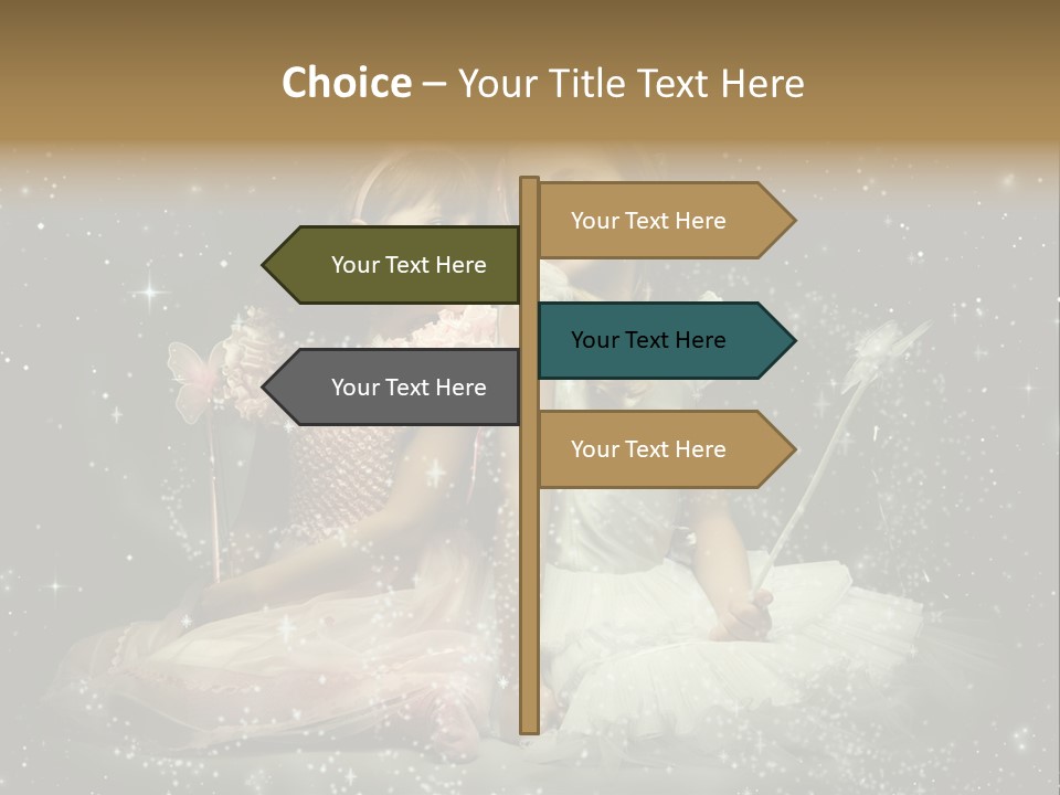 Splendour Attire Wing PowerPoint Template