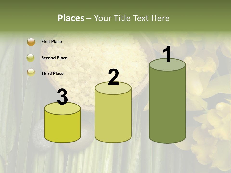 Palm Blossom Set PowerPoint Template