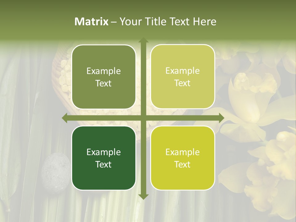 Palm Blossom Set PowerPoint Template