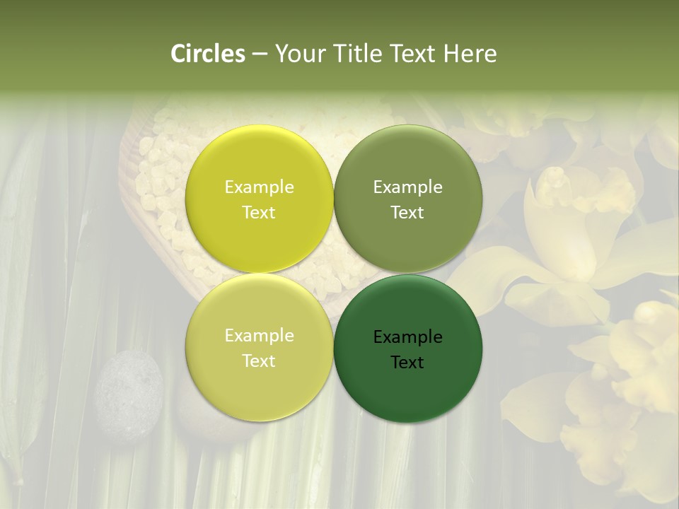 Palm Blossom Set PowerPoint Template