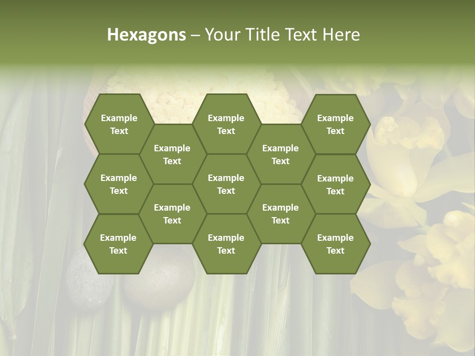 Palm Blossom Set PowerPoint Template