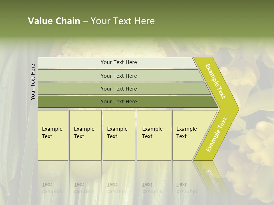 Palm Blossom Set PowerPoint Template